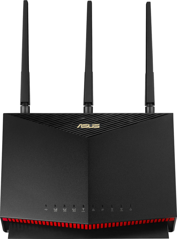 Asus 4g-ac86u dual-band ac2600 lte cat12 modem router 4g+ 600mbps Wi-Fi 5 mu-mimo 4x gigabit lan USB black-null