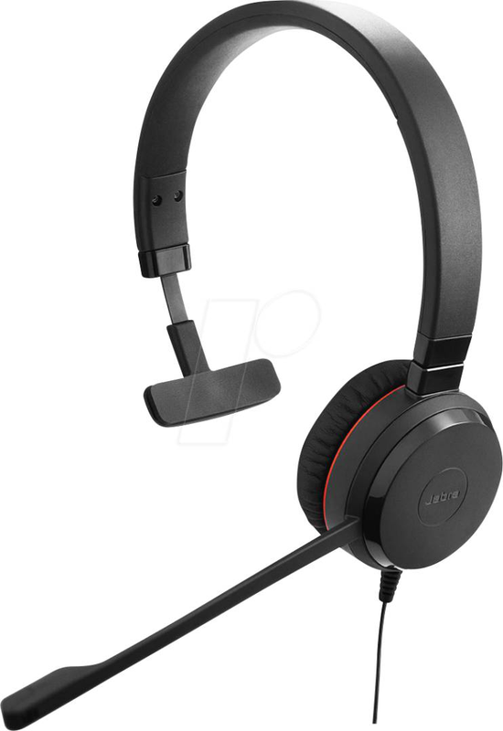 Jabra evolve 20se ms mono | USB-c/a | wired on-ear headset | noise-cancelling mic | inline call controller, , medium-null