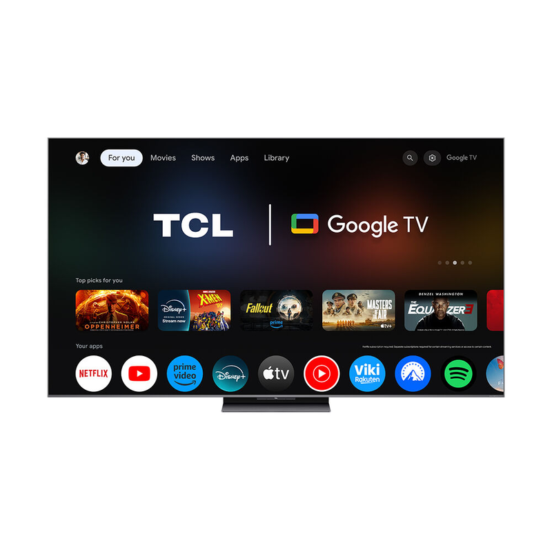 Tcl smart &tau;&eta;&lambda;&epsilon;ό&rho;&alpha;&sigma;&eta; 65" mini led 65c8k-null