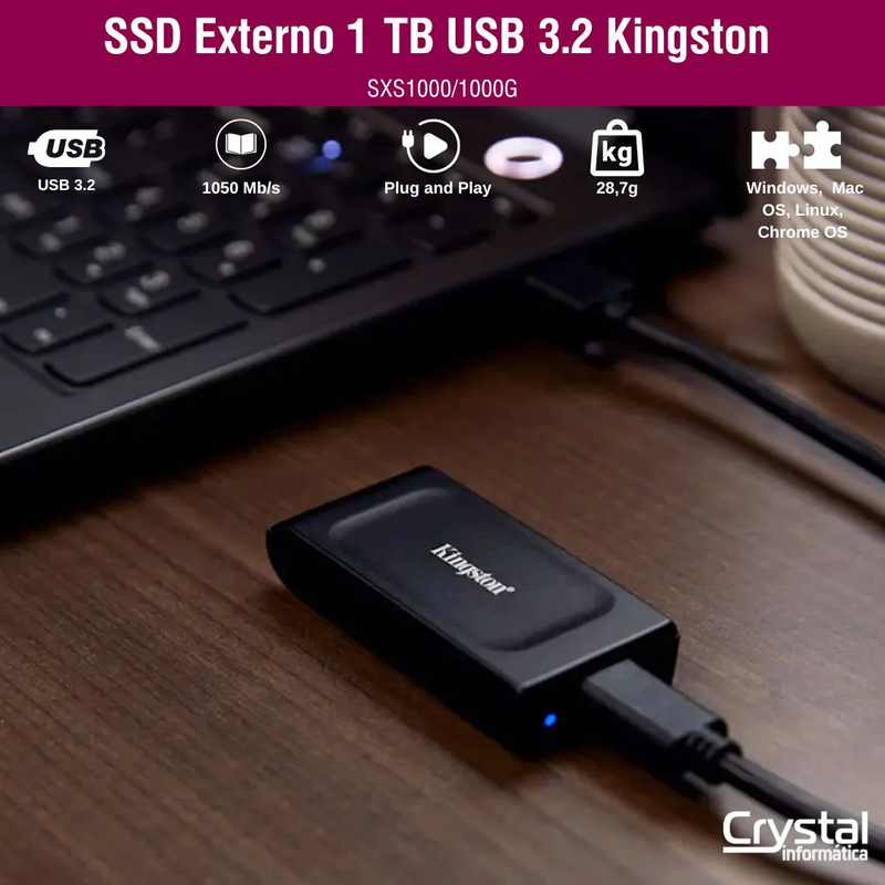 Kingston 2TB xs1000 external ssd drive-null