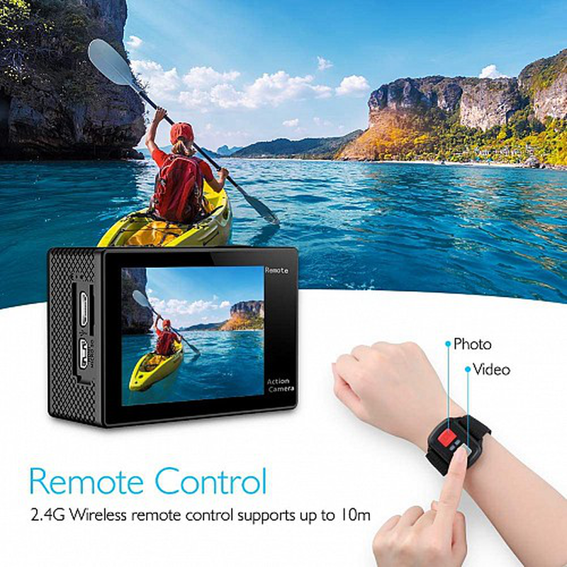 Akaso action camera 4k30fps 20mp ek 7000 image number null
