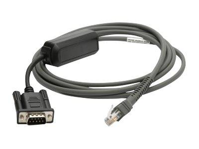 Zebra / serial cable / db-9 (m) / 2.13 m / for symbol ls2208, , medium-null