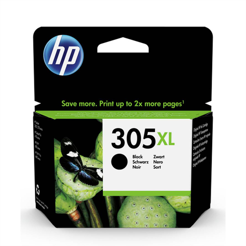 Hp ink cartridge 3ym62ae, 305xl black-null