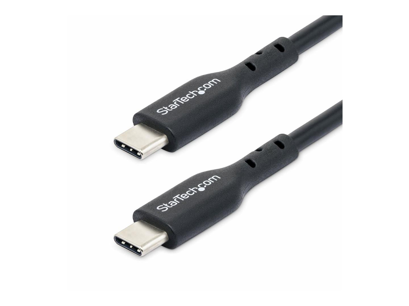 USB cable - 24 pin USB-c (m) to 24 pin USB-c (m) - USB 2.0 - 5 / 9 / 12 / 15 / 20 v - 3 a - 3 m - USB power delivery (60w), power delivery 2.0 support, halogen-free, passive - black-null