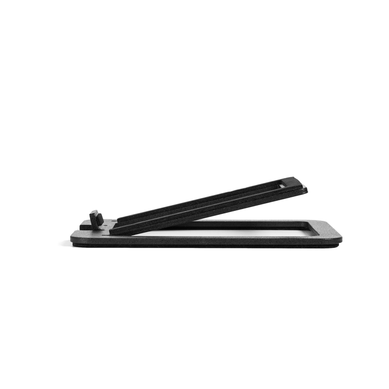 Kanto s2 angled desktop speaker stands for small speakers - black, pair-null
