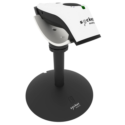Socket mobile socketscan s720 | bluetooth 1d/2d barcode & qr scanner | white + charging stand | ios, android, windows, , medium