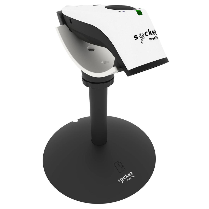 Socket mobile socketscan s720 | bluetooth 1d/2d barcode & qr scanner | white + charging stand | ios, android, windows, , medium-null