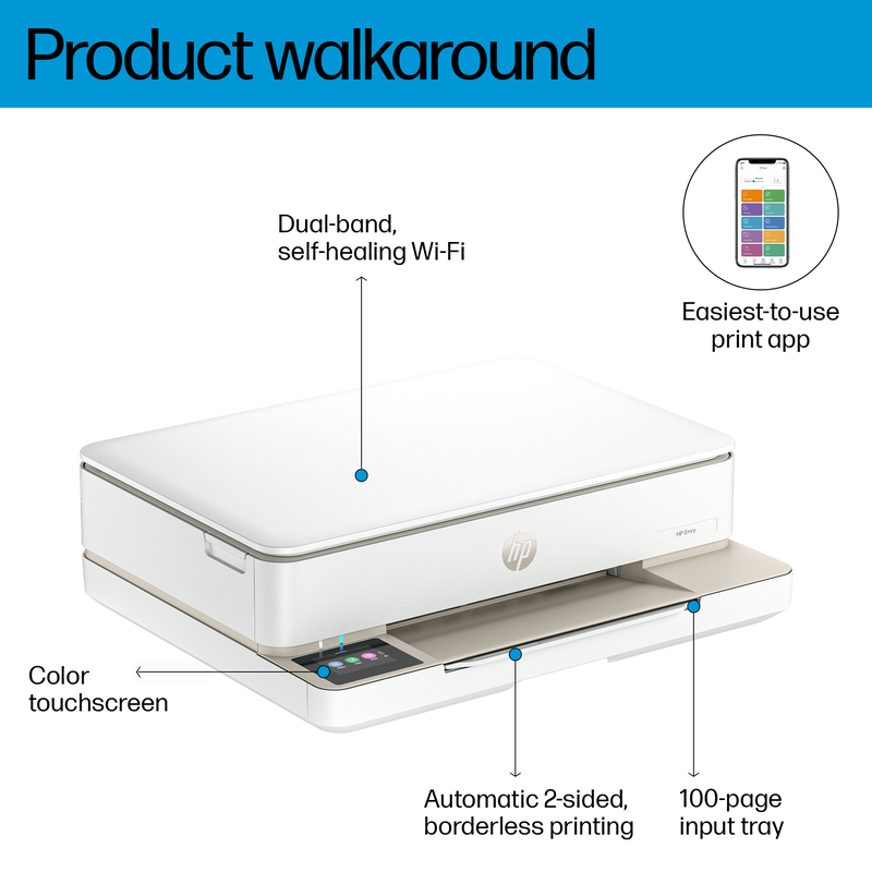 Hp envy 6120e color multifunction printer inkjet-null