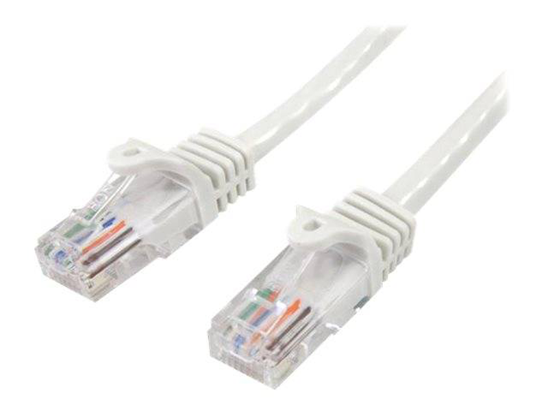 Startech.com 7m white cat5e / cat 5 snagless ethernet patch cable 7 m / patch cable / rj-45 (m) to rj-45 (m) / 7 m / utp / cat 5e / snagless / white-null