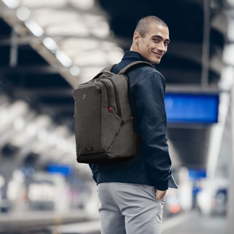 Wenger, mx professional 16" backpack, heather grey ( r ), , medium-null