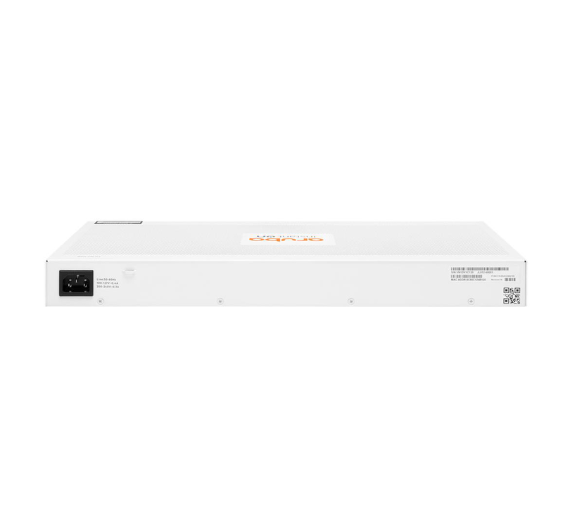 Hpe networking instant on 1830 jl812a 24-port gigabit smart-managed switch with 2x 1g sfp uplinks fanless non-poe white, , medium-null
