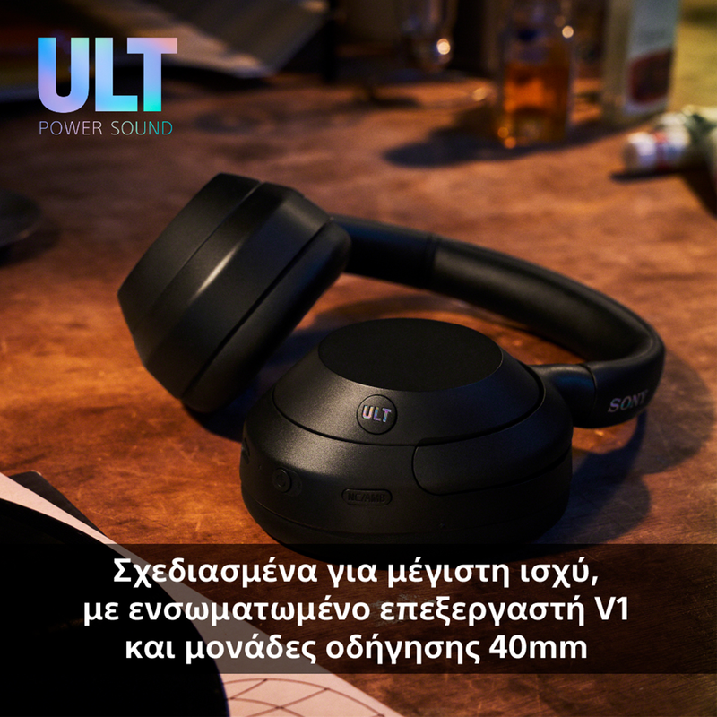 Sony ult wear circumaural wireless headphones bluetooth 30 operating hrs off white-null