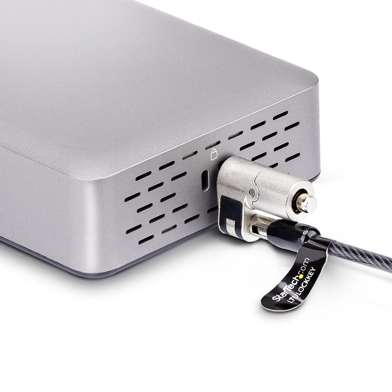Startech 155ue-USB4-dock USB4 dual monitor docking station 2x HDMI 2.1 4k 120hz 2.5GBe 6x USB 100w pd-null