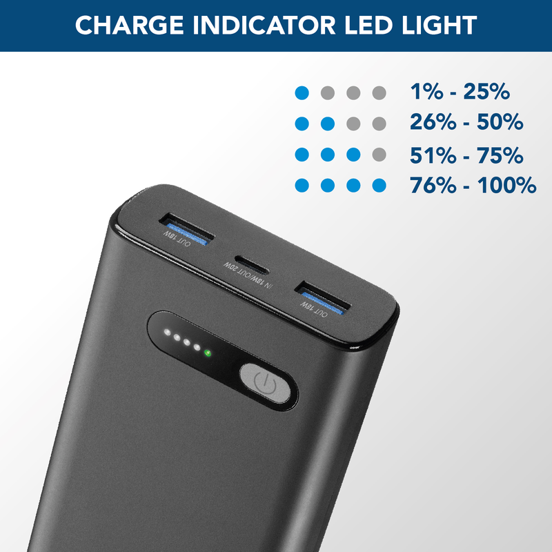 Cellularline power bank 20000mAh 20w-null