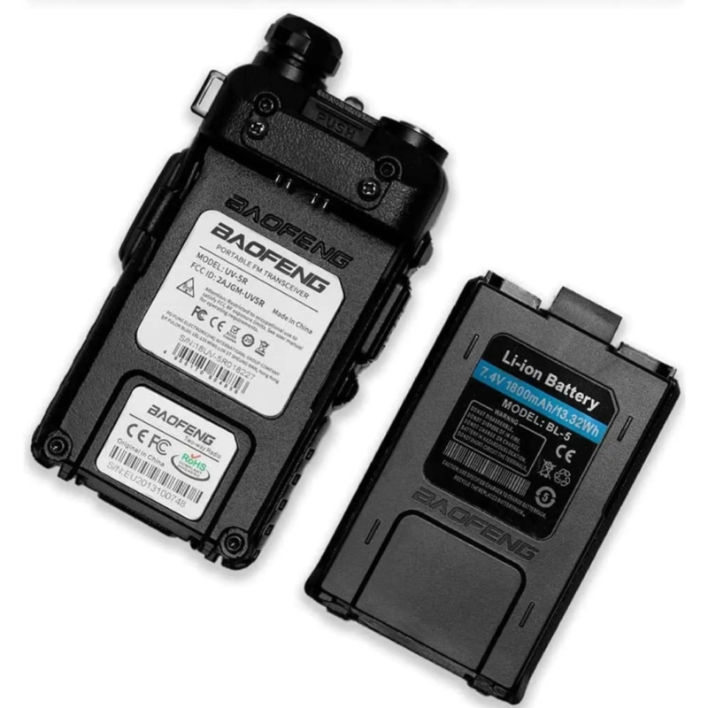 Baofeng uv-5r 8w &alpha;&sigma;ύ&rho;&mu;&alpha;&tau;&omicron;&iota; &pi;&omicron;&mu;&pi;&omicron;&delta;έ&kappa;&tau;&epsilon;&sigmaf; ( &zeta;&epsilon;ύ&gamma;&omicron;&sigmaf;) dual band vhf uhf 128 &kappa;&alpha;&nu;ά&lambda;&iota;&alpha;, , medium-null