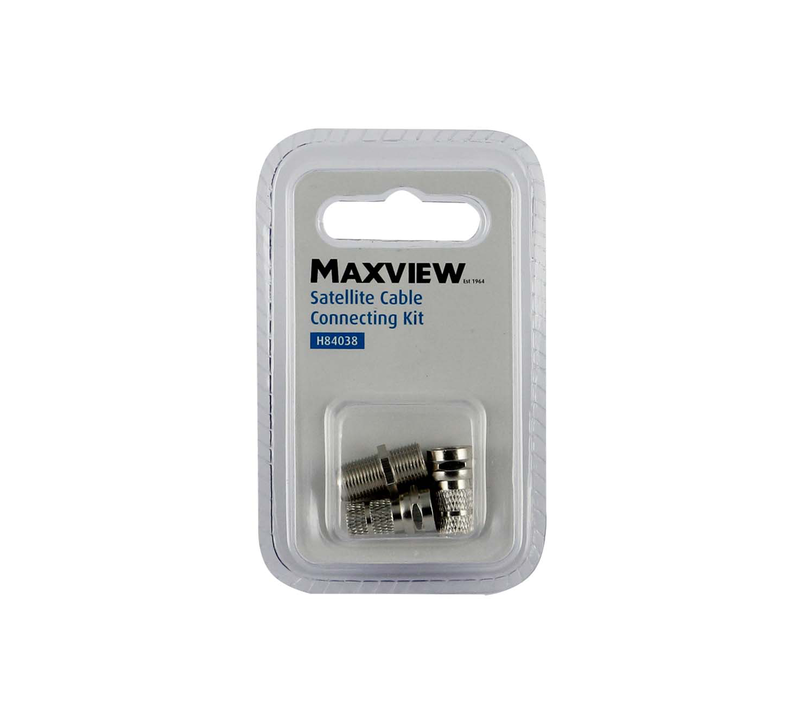 Product image: Maxview h84038 2 f satellite cable connecting kit, , medium-null