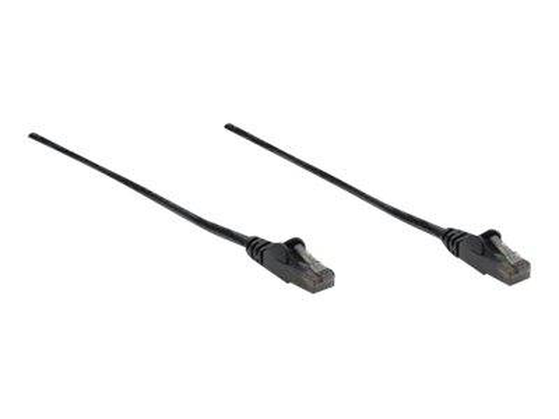 Intellinet / patch cable / rj-45 (m) to rj-45 (m) / 5 m / utp / cat 6 / molded, snagless / black-null