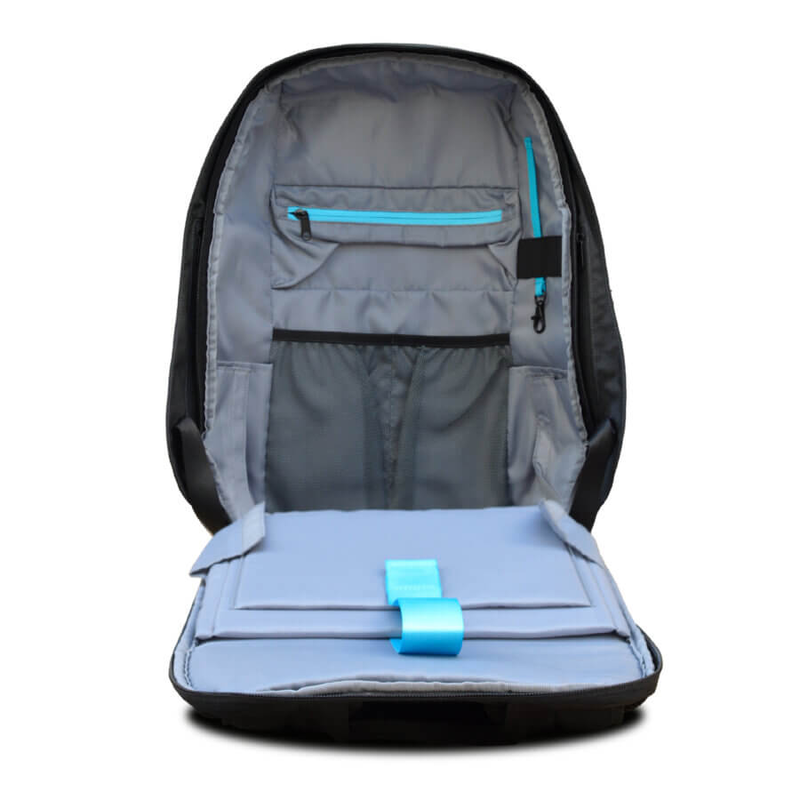 Bg berlin - metrobag slim, anti-theft, laptop backpack, 17 inch, black image number null