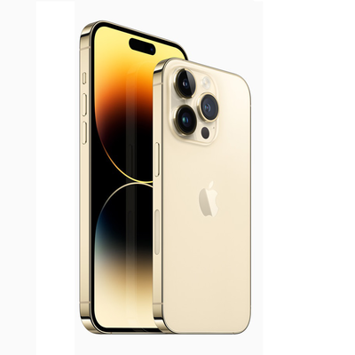 Apple iPhone 14 pro max mobile phone (6GB/256GB), Gold, medium