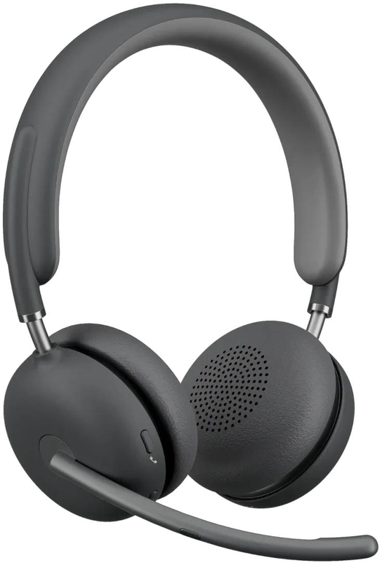 Logitech zone wireless 2 uc bluetooth anc business headset 40mm drivers 4 mics USB-c receiver multipoint graphite-null