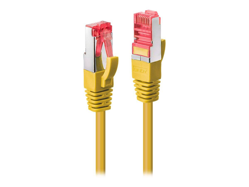 Lindy - patch cable - rj-45 (m) to rj-45 (m) - 1.5 m - pairs in metal foil (pimf) - cat 6e - snagless - yellow-null