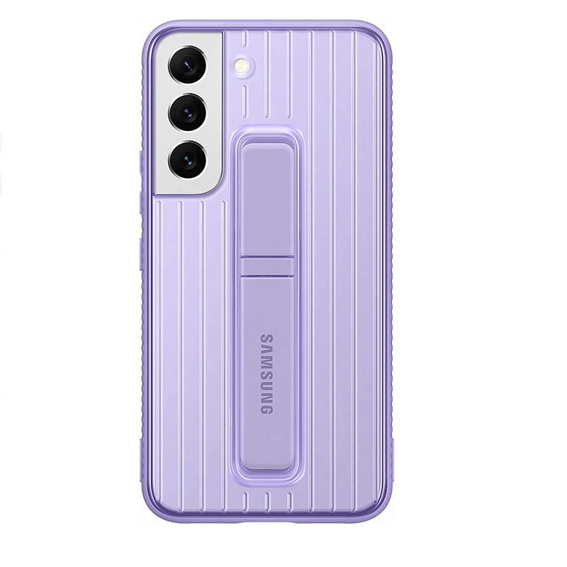 Samsung protective standing cover s22 purple-null