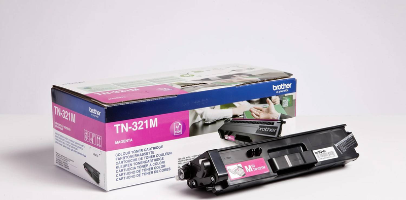 Brother tn-321m Genuine magenta toner cartridge 1500 pages, , medium-null
