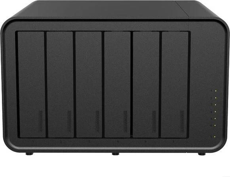 Terramaster f6-424 6-bay sata nas intel n95 quad-core 8GB ddr5 dual 2.5GBe dual m.2 nvme cache diskless black-null