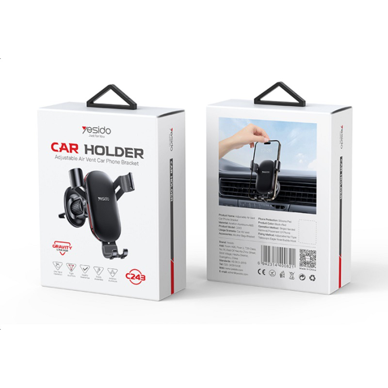 Yesido phone Air vent bracket holder c243, , medium-null
