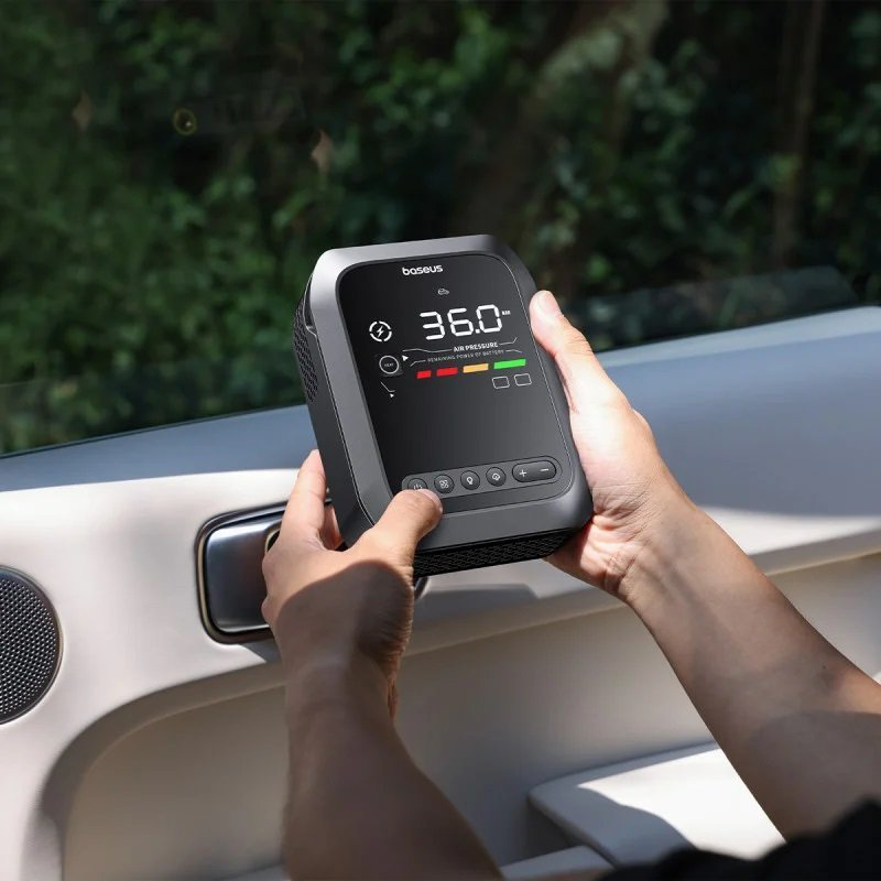 Baseus car jump start booster & powerbank + inflator 12650mAh 1200a super energy, , medium-null