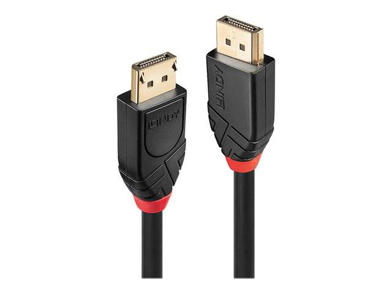 Lindy / displayport (m) to displayport (m) cable /  1.2 / 15m / round, 4k ,active / black, , medium-null