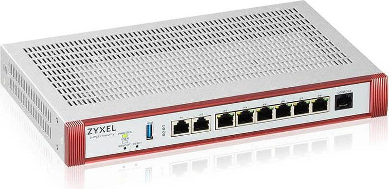 Zyxel usg flex 200h next-gen firewall 2x 2.5GBe 6x gbe up to 100 users 1-year entry defense pack usgflex200h-eu0101f-null