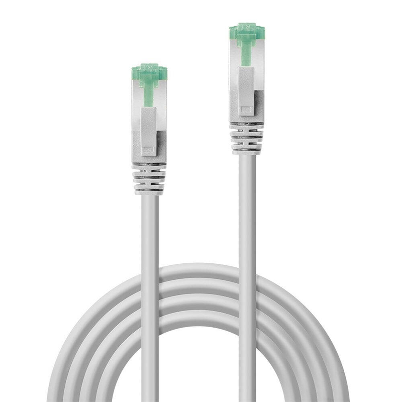 Lindy / patch cable / rj-45 (m) to rj-45 (m) / 2 m / 5.8 mm / s/ftp / cat 6a / molded, snagless / grey-null
