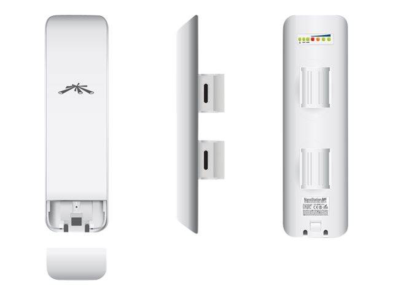 Ubiquiti nanostation m2 nsm2 Airmax cpe 2.4GHz 11dbi 2x2 mimo outdoor wireless bridge 150 mbps white-null