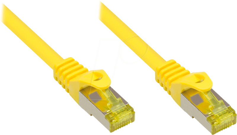Good connections rns - patch cable - rj-45 (m) to rj-45 (m) - 2 m - sftp, pimf - cat 7 - halogen-free, molded, snagless, stranded - yellow-null