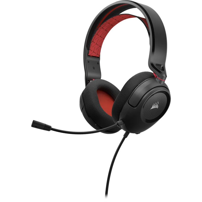 Corsair hs35 v2 multiplatform gaming headset red (ca-9011384-eu)-null