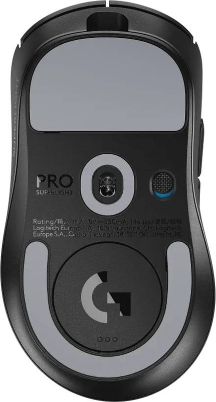 Logitech g pro x superlight 2 dex wireless gaming mouse black ergonomic right-handed hero 2 sensor 44000 dpi 8khz lightspeed USB-c 60g-null
