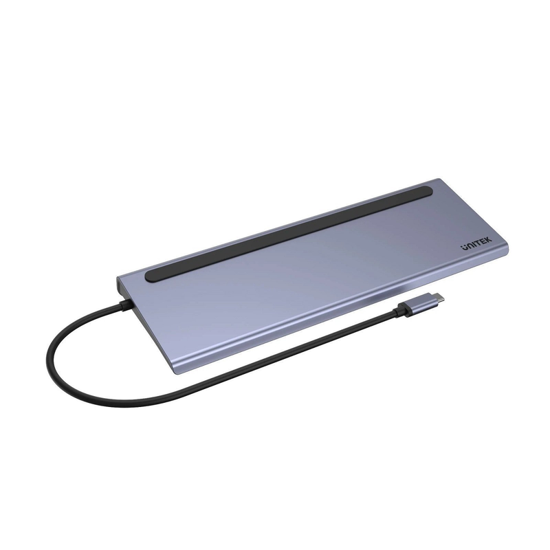 Product image: Unitek USB-c hub USB3.0 pd/2xhdmi/rj45/sd/vga/audio d1022b, , medium-null
