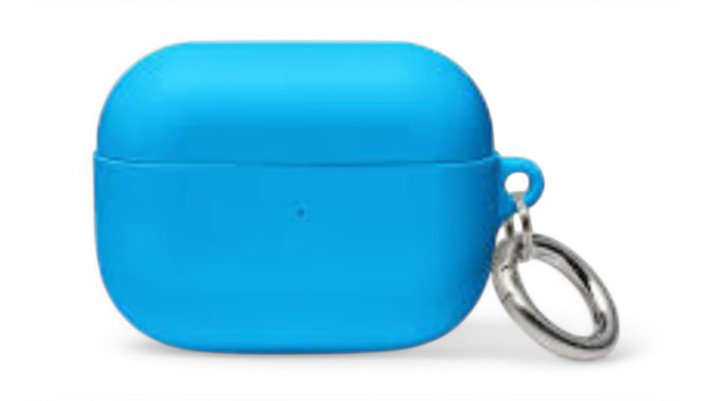 Blue AirPods 4 silicone case, , medium-null