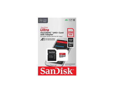 Sandisk ultra memory card 256GB class 10, , medium