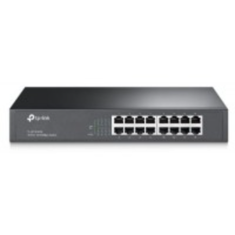 Tp-link switch 16ports 10/100 lan ports, , medium-null