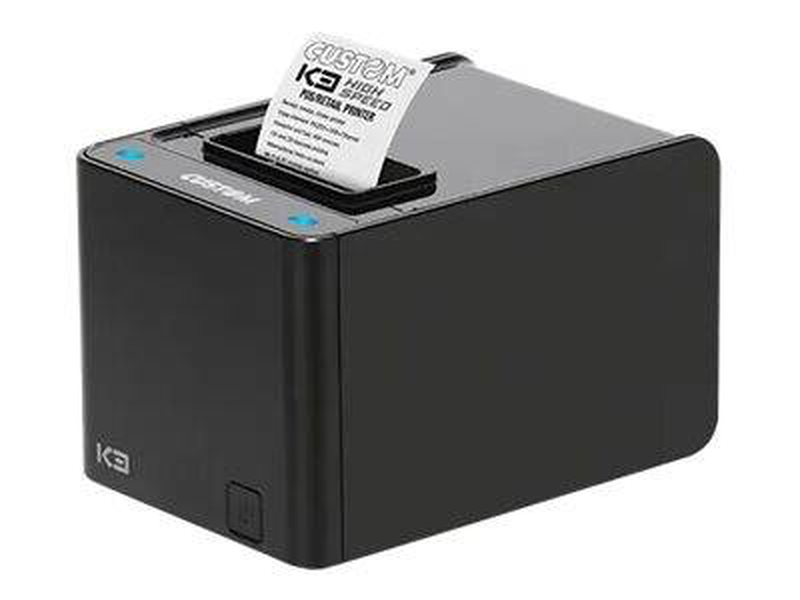 Custom k3 hs 911hm011100733 80mm high-speed thermal pos receipt printer 203dpi 400mm/s USB ethernet rs-232 auto cutter black-null