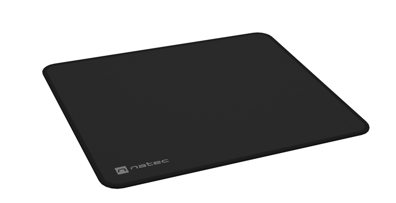 Natec colors series medium mousepad obsidian black, , medium-null