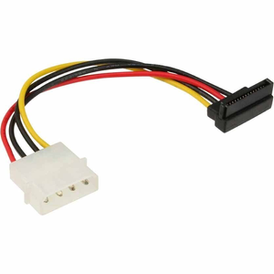 29670w sata power cbl angled 1&times;4 to 15pin f/m 0,15m inline, , medium