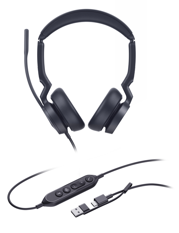 Yealink headset wired USB noise cancelling USB-c/a uh46 dual teams, , medium-null