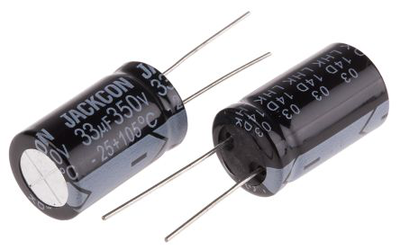 33mf 350v elec.capacitor  x2pcs, , medium