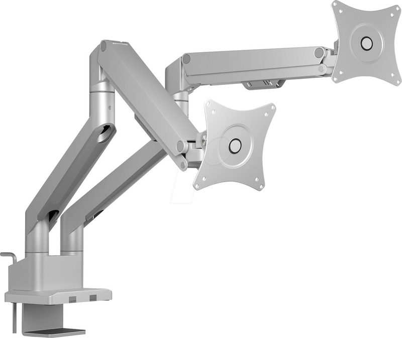 Icy box ib-ms524-t dual monitor desk stand gas-spring arm for 2 screens up to 32" vesa-null