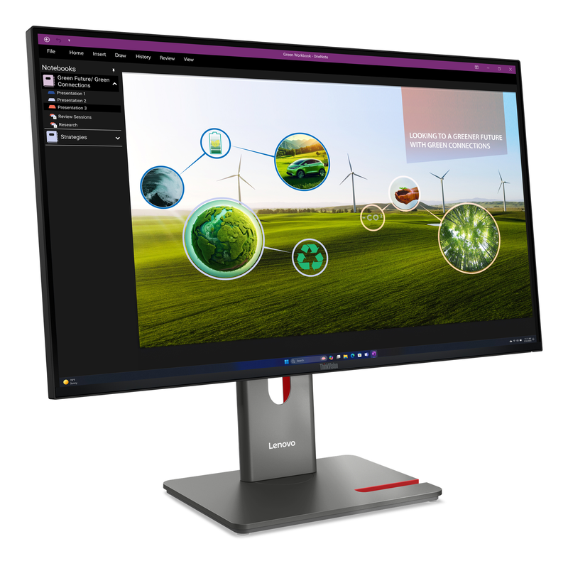 Lenovo thinkvision p27q-40 27" monitor ips 120hz displayhdr 10 qhd 2560x1440-null