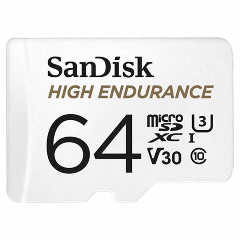 Sandisk high endurance microsdhc card 64GB  for dashcams & home monitor, , medium-null