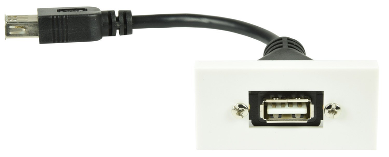 Av:link wall plate module USB 2.0 122.530uk, , medium-null